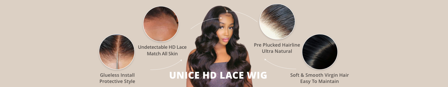 HD lace wig