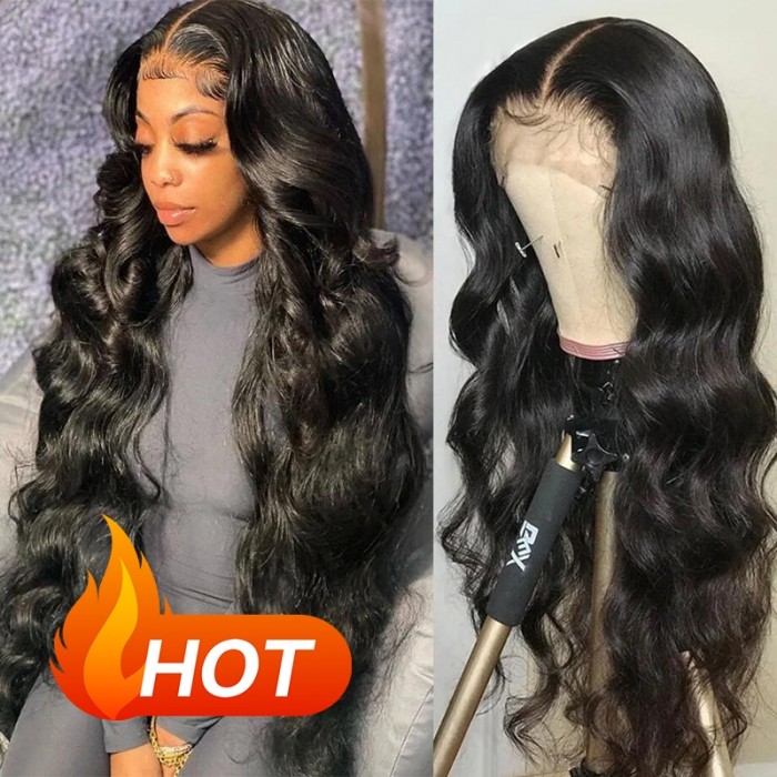 UNice Whatsapp Special Offer 28inch Full Lace Wig Body Wave 150% Density Human Hair Wigs