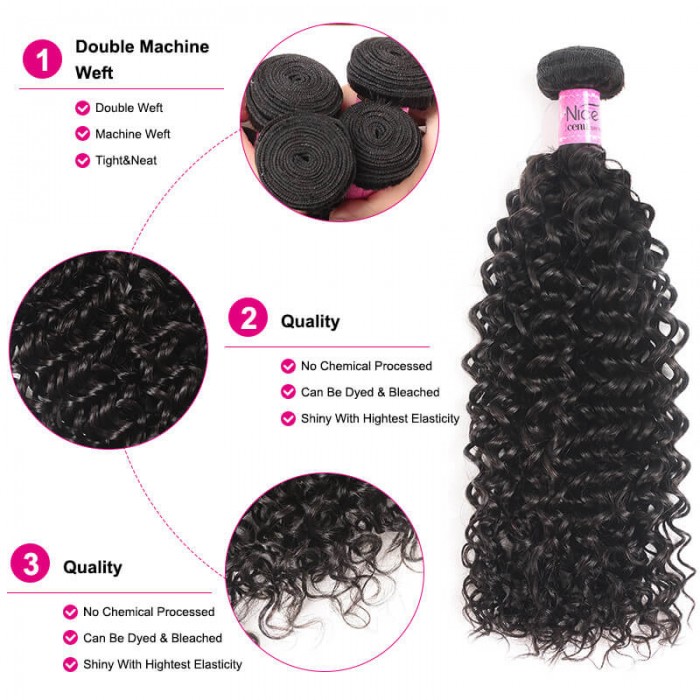 UNice Hair Icenu Series Brazilian Jerry Curly Virgin Hair 4pcs/pack ...