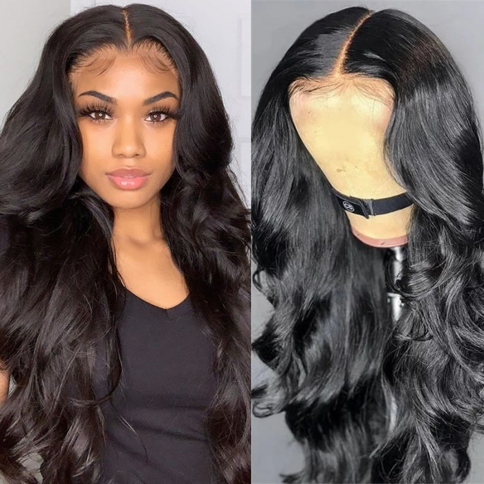 16 Inch Pre Plucked Body Wave 13x4 HD Lace Front Wigs