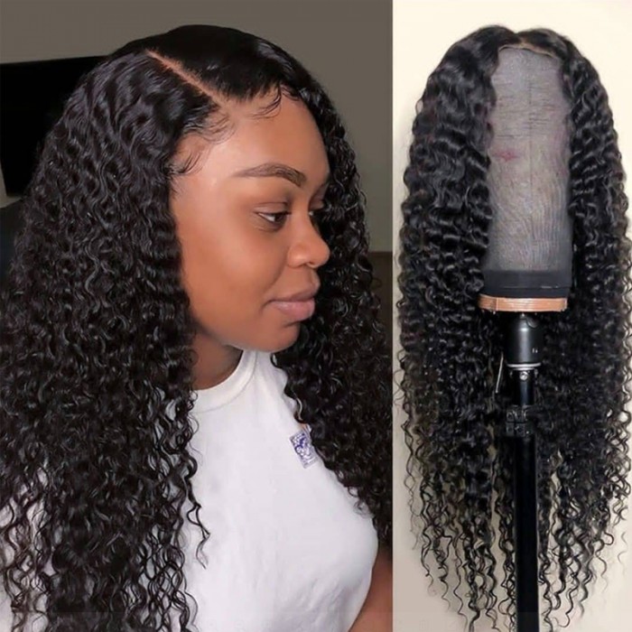 UNice 13x6 deep wave Lace Front Wigs 150% Density Pre Plucked natural hair wigs