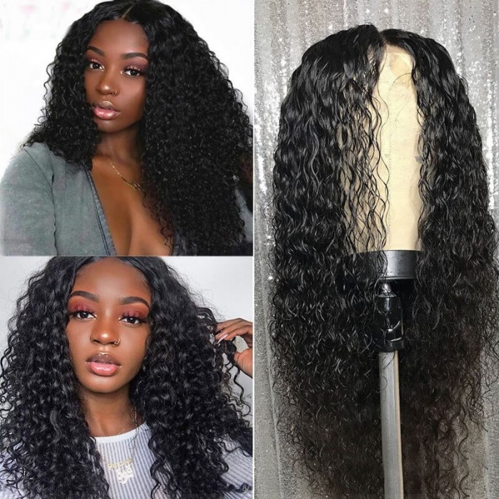 Tiktok Super Sale UNice Hair Brazilian Natural Pre-plucked Long Curly Lace Front Wig 100% Human Hair