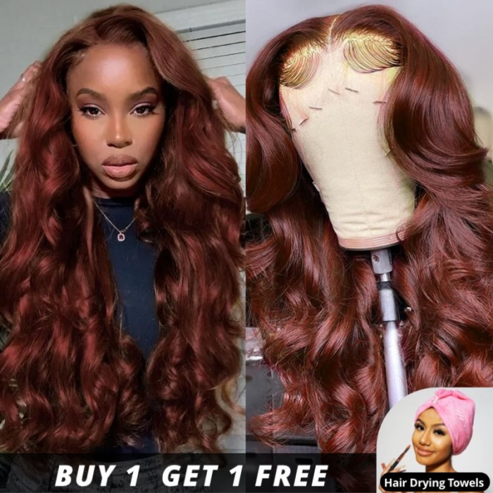 UNice Reddish Brown Body Wave Lace Wigs Autumn Perfect Color For Women
