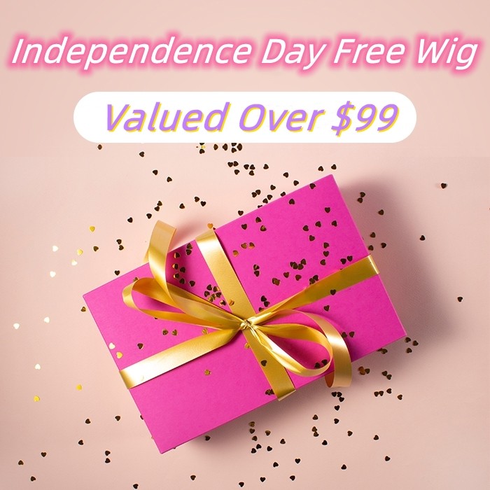 Independence Day Super Gift Free Wigs Valued $99 100% Virgin Hair Wigs