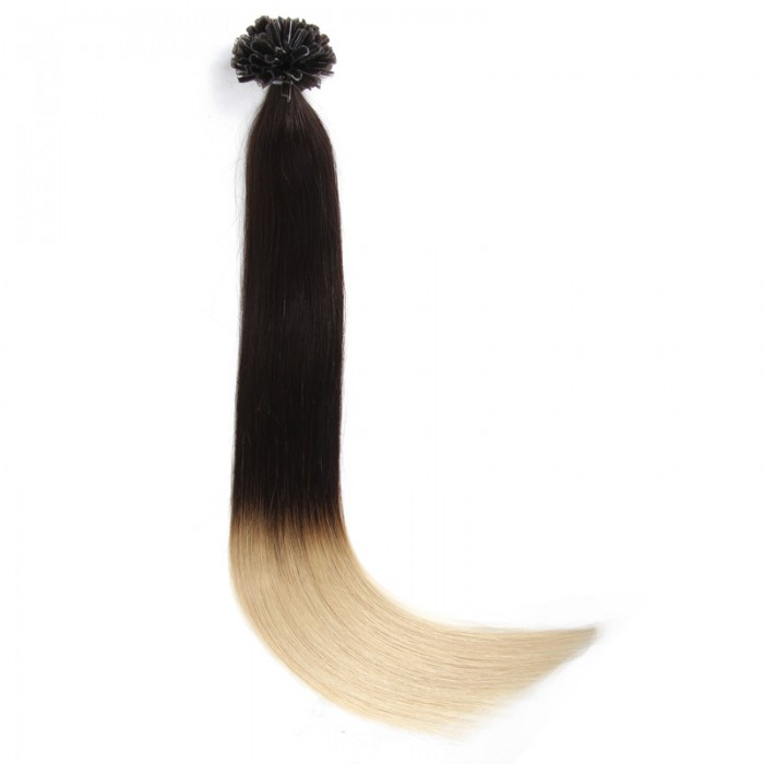 UNice 100s 1g/s Omber Straight Nail/U Tip Remy Hair Extensions
