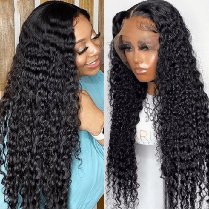 UNice HD Skin Melt Invisible Lace Deep Wave 5x5 Glueless Lace Front Wigs
