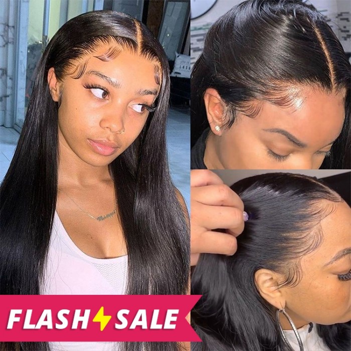 Flash Sale 16 Inch UNice Straight HD Lace Wigs 13x4 Lace Front Wigs