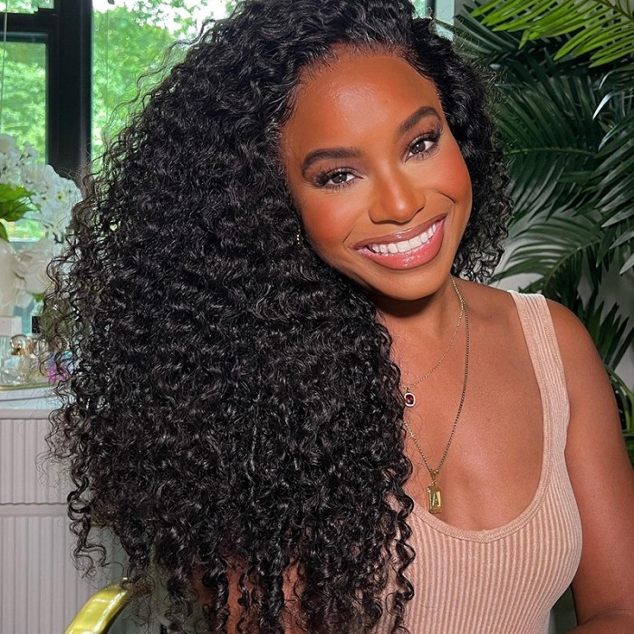 UNice Skin Melt Invisible Deep Wave HD Lace Front Wigs