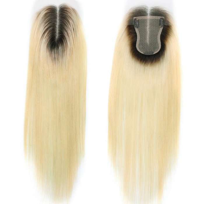 Blonde Ombre Straight Hair Topper7