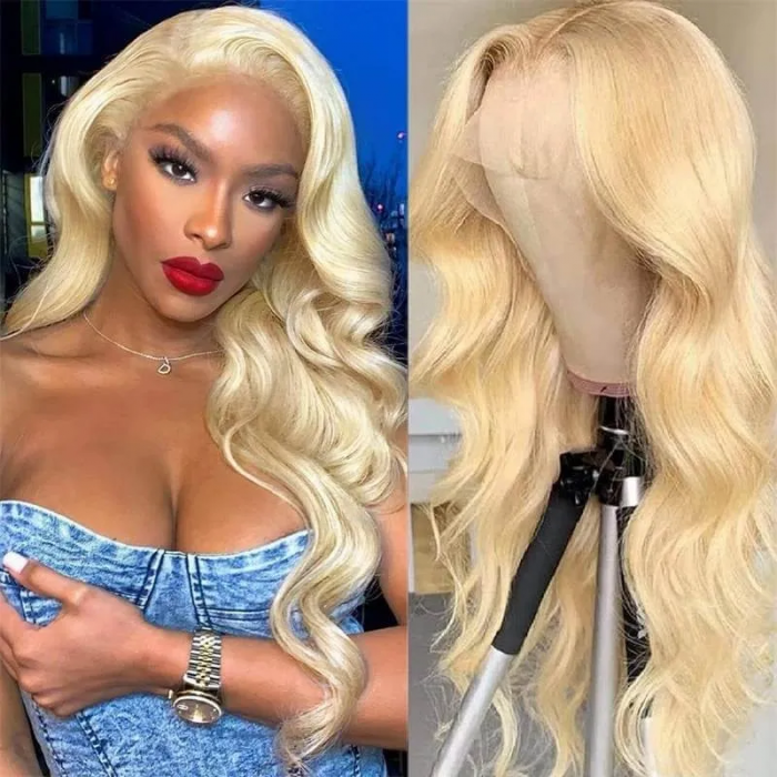 UNice HD Lace 5x5 Closure Melted Hairline Blonde Body Wave Wig