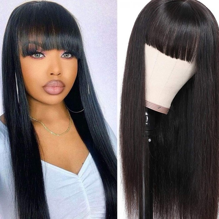 Unice 13x4 Transparent Lace Front Wigs Straight Human Hair Wig 150% Density Wig with Baby Hair Bettyou Series