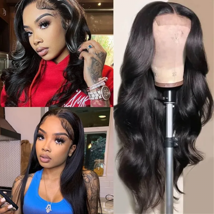 Invisible Skin Melt HD Lace Closure Wig Romantic Body Wave Preplucked
