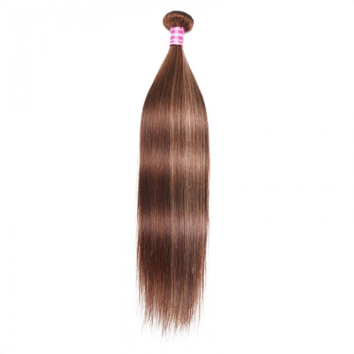 UNice Fabulous Honey Blonde Highlight Straight Hair 1 Piece TL412 Color