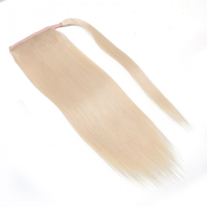 UNice 613 Blonde Straight Clip In Ponytail Extension Human Hair | UNice.com