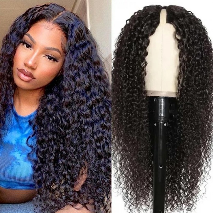 Unice Presale V Part 0 Skill Needed Wig Natural Scalp Curly Wig Without Leave out