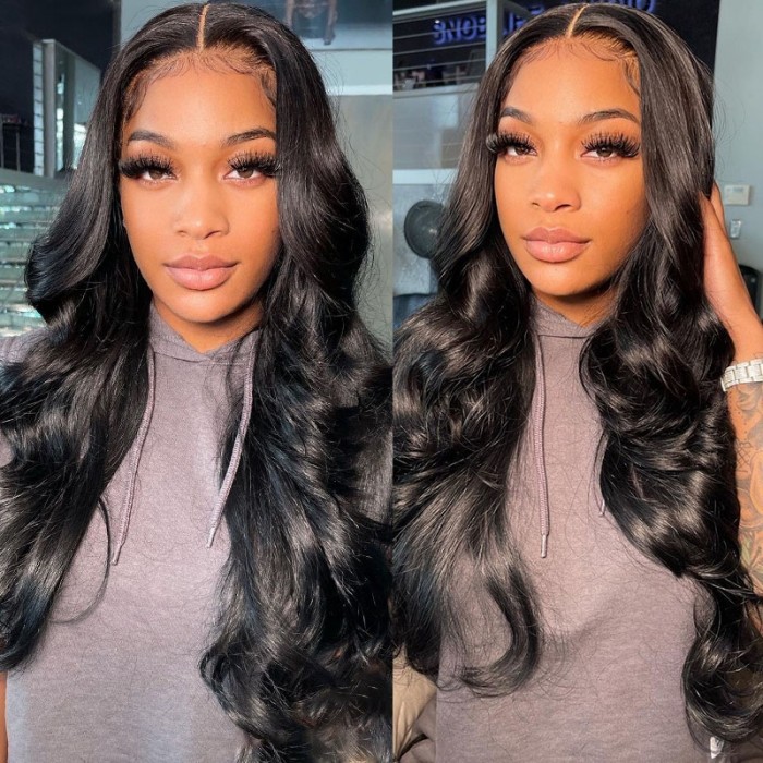 UNice Hair Body Wave 13x4 HD Lace Front Human Hair Wigs Pre Plucked with Baby Hair 150% Density Bettyou Series