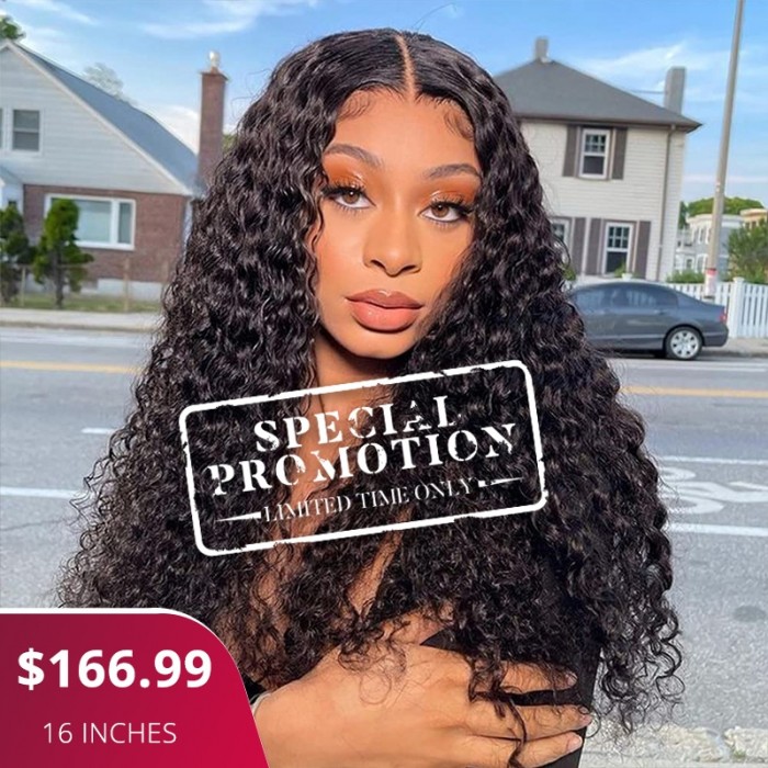 UNice Hair HD Transparent Lace Wig Jerry Curly 5x5 Closure Wigs Bettyou Series