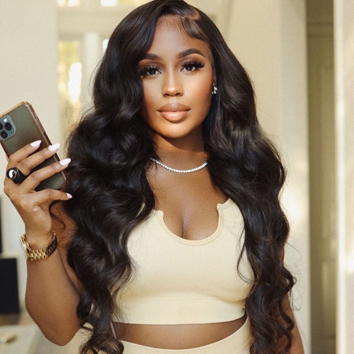 Body Wave HD Lace Closure Wigs Amazing Glueless Lace Melted Match All Skin Color