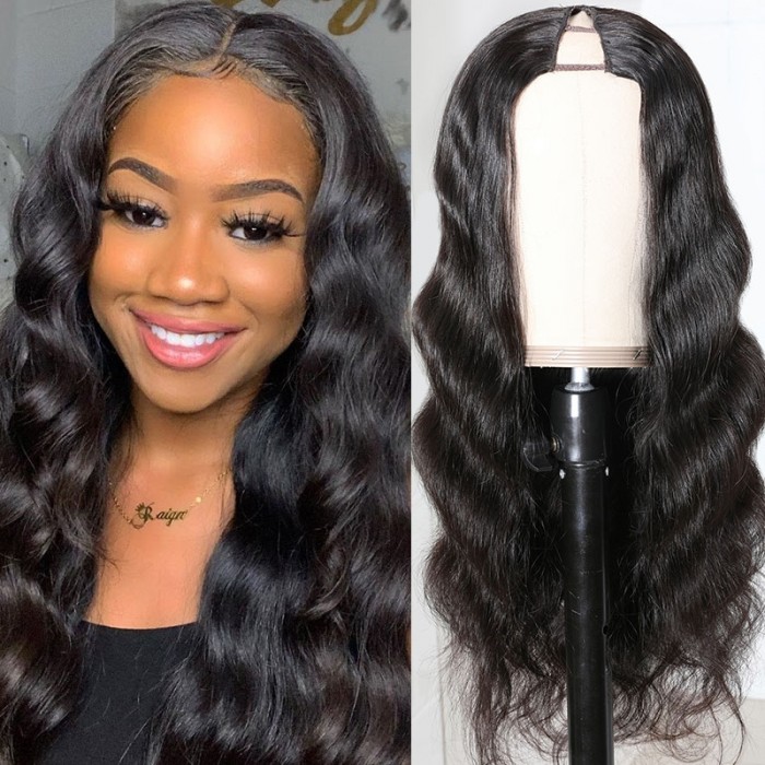 Glueless Body Wave Non Lace New U Part Wig