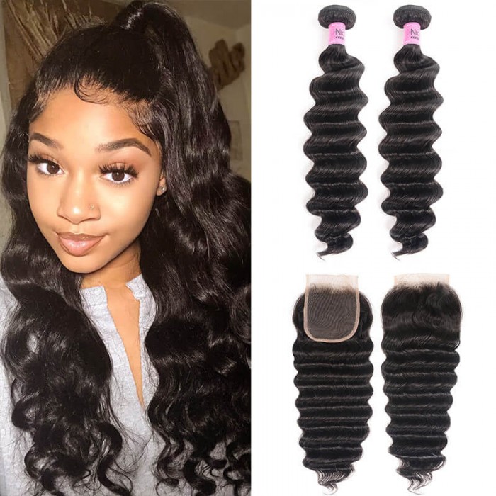 Best Loose Deep Wave Hair Pieces With Closures For Sale Unice Com