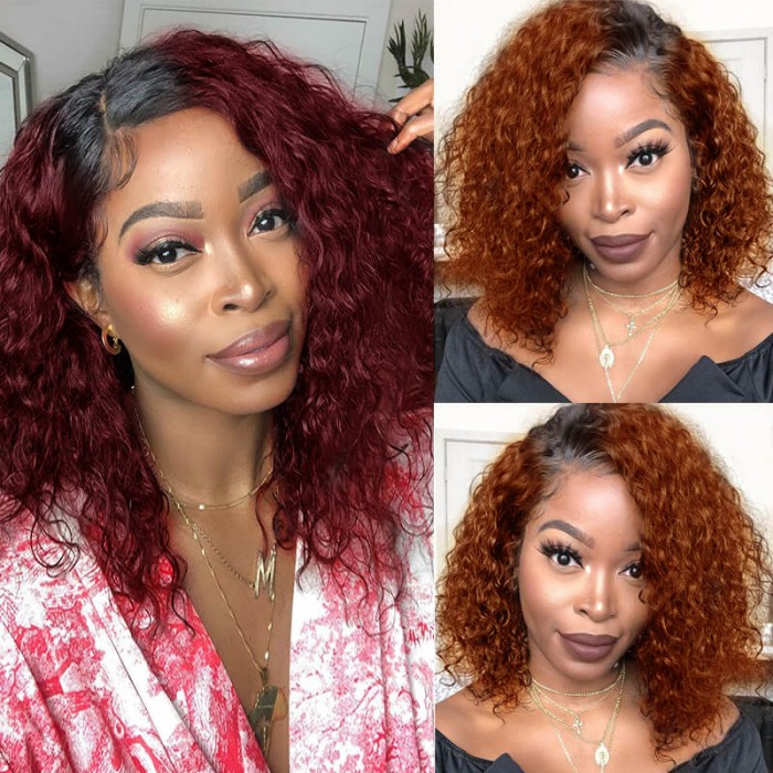 red curly hair wig