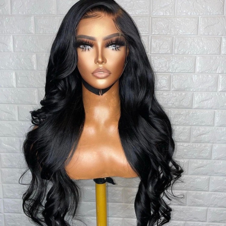 Body Wave Lace Front Wigs Human Hair 13x4 HD Lace Frontal Wig Pre Plucked B＿並行輸入品 - 2