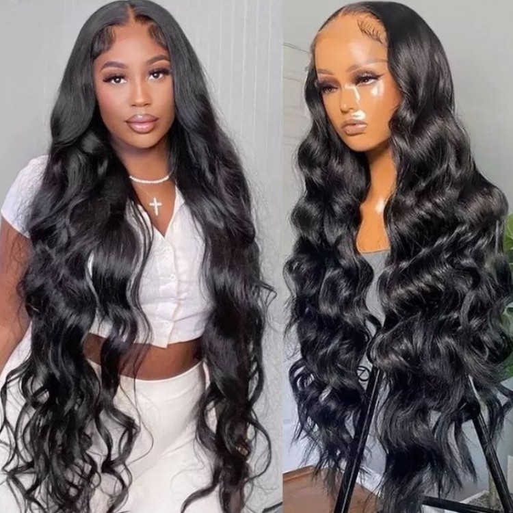 UNice Hair Body Wave 13x4 HD Lace Front Human Hair Wigs Pre Plucked with  Baby Hair 150% Density 