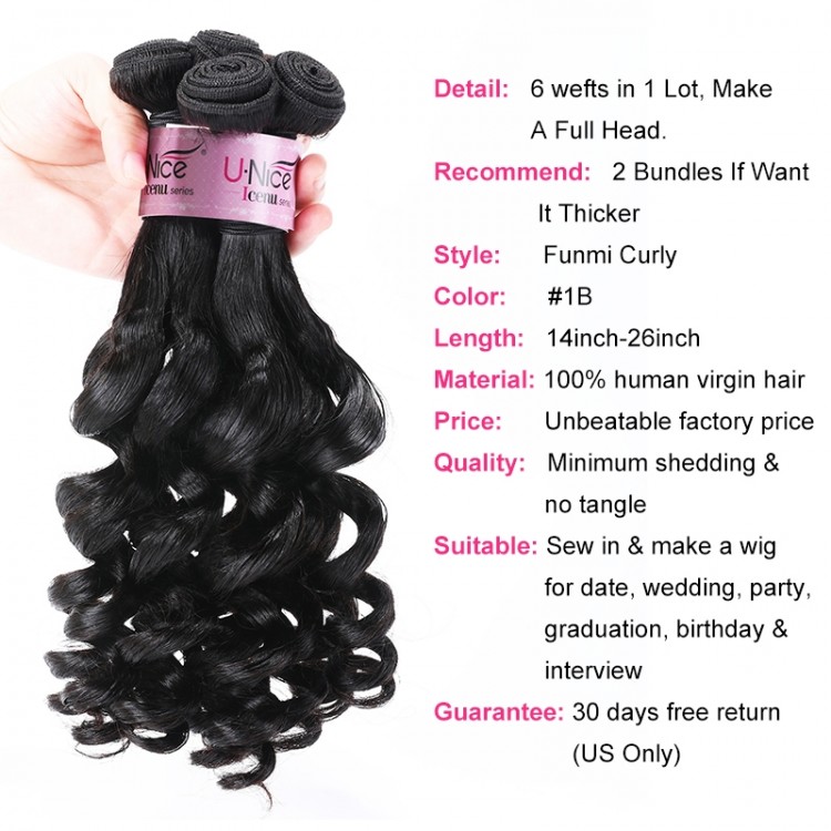 Amazon.com : Cloud Hair Aunty Funmi Curly Virgin Human Hair Weaves With  Lace Frontal 13x4 Romance Curly Ear To Ear Frontal With Hair Extensions  4Pcs Lot (26 28 30+24 inch frontal) :