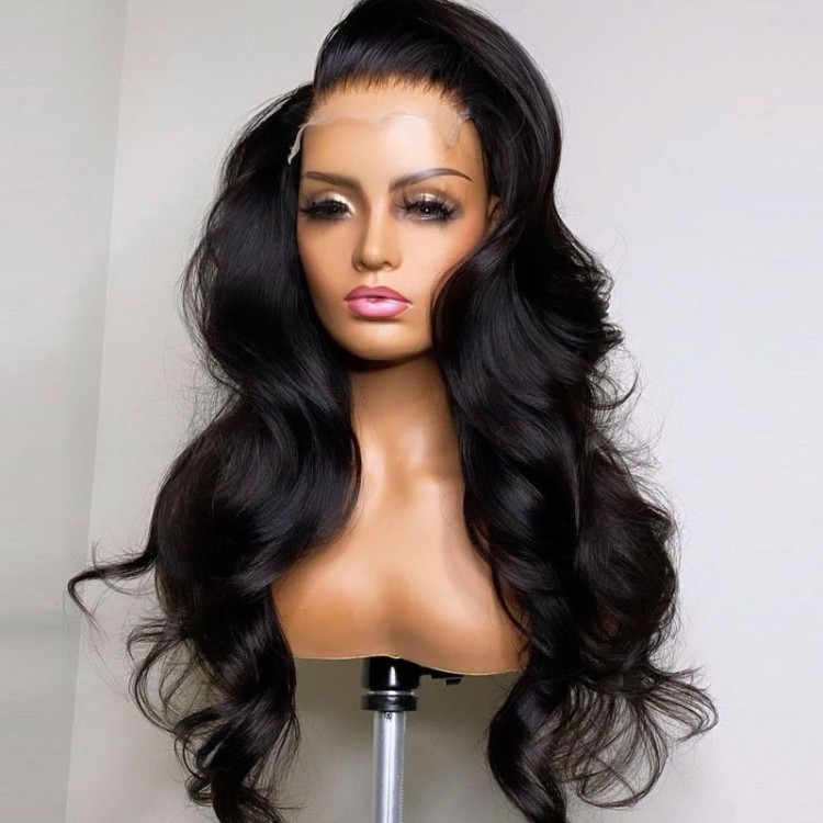 UNice Glueless HD Transparent Lace 5x5 Closure Body Wave Wig With 