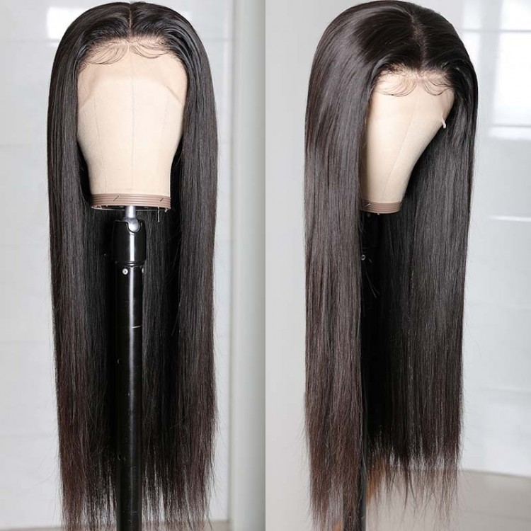 HD Transparent Lace Front Wigs Human Hair Silky Straight Wave 13x6 Lace Fro＿ 並行輸入品 屋外照明