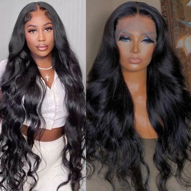 UNice Hair Body Wave 13x4 HD Lace Front Human Hair Wigs Pre Plucked with  Baby Hair 150% Density 