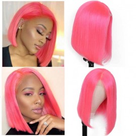 high quality pink wig