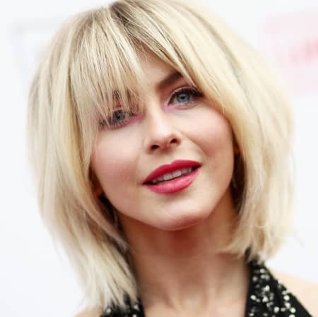 1. Classic Front Textured bangs