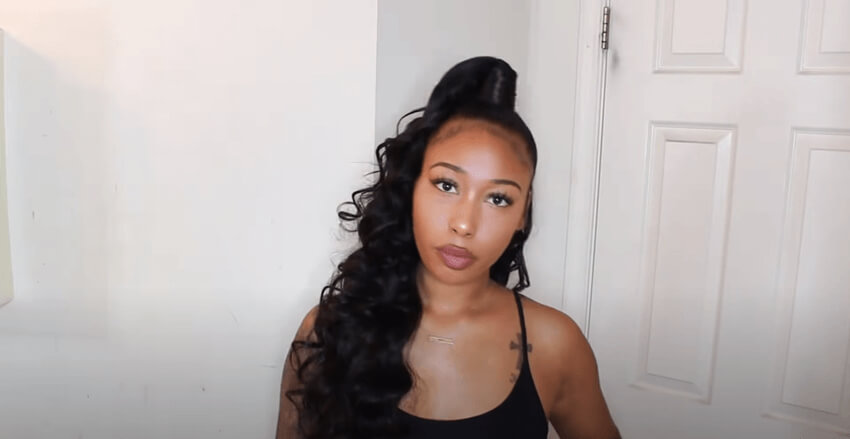 Half Up Half Down Hairstyle With Quick Weave