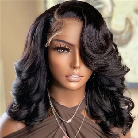 Wigs With Wavy Hair And Cute Curls