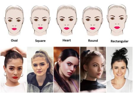 How to choose a ponytail hairstyle according to your face shape?