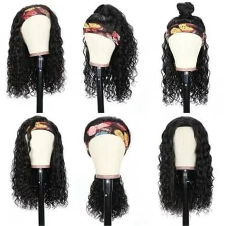 What are the features of a headband wig?