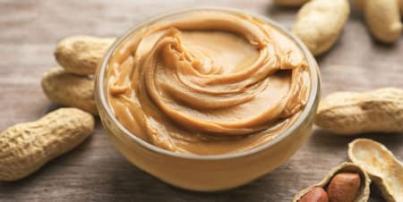 use peanut butter to remove slime
