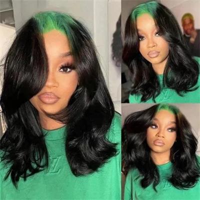 green wig