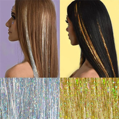 How to apply hair tinsel to get a shiny Christmas look?-Blog - 