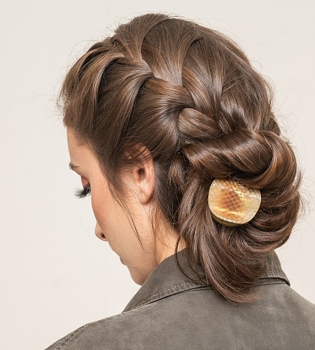 Tousled_Tucked-in_Braid_Updo
