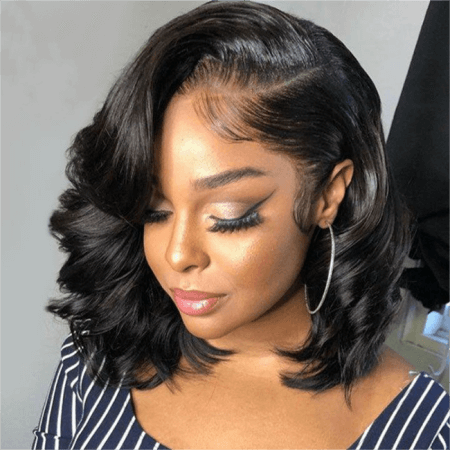 a-woman-wears-a-loose-body-wave-lace-front-bob-wig
