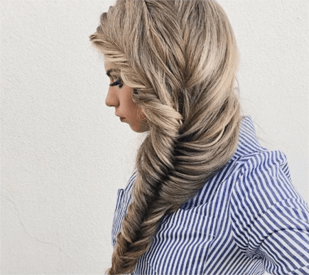 blonde-hairstyle-side-fishtail-braid