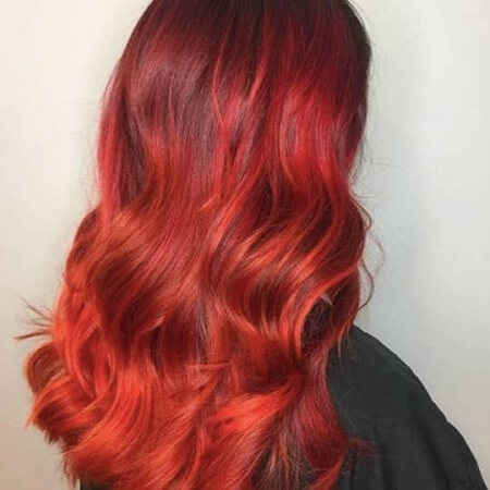 flame ombre hair