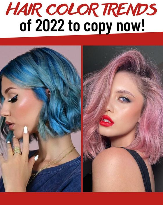 8 Bright Hair Color Trends You're Going to See Everywhere in 2022