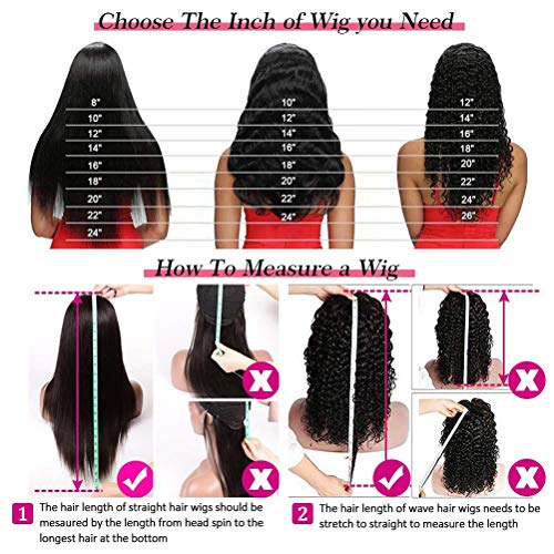 How to measure an 18-inch wig correctly