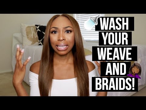 How to wash hair under sew-in weaves