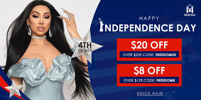 Celebrate Independence Day with UNice Hair