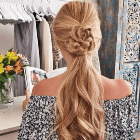 rose-braid-ponytail
