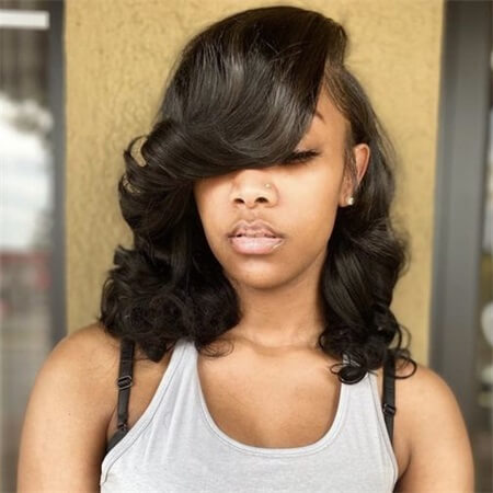 sew-in-hairstyles-with-side-bangs